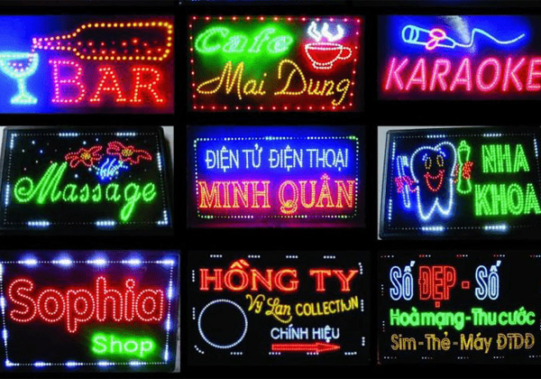 <p style="text-align: center;"><strong>Bảng hiệu đ&egrave;n Led</strong></p>